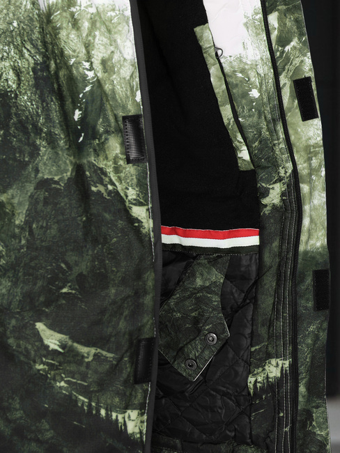 Kurtka męska zimowa narciarską zielona Dstreet TX5126