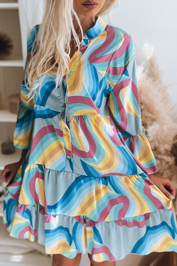 Sukienka BRANTONA błękitna Dstreet EY2042z