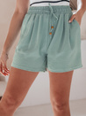 Spodenki damskie materiałowe SUMMER TRIP zielone Dstreet SY0436