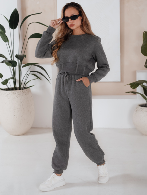 Komplet damski dresowy KEILI ciemnoszary Dstreet AY0647