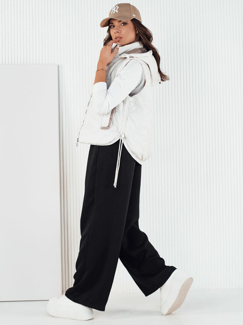 Kamizelka pikowana damska TREOS biała Dstreet TY4219