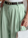 Spódnico-spodnie z paskiem FLOWES FLOWES miętowy  Dstreet UY2594