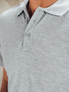 Koszulka polo męska jasnoszara Dstreet PX0513