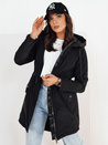 Kurtka przejściowa damska parka GROLIN czarna Dstreet TY4172