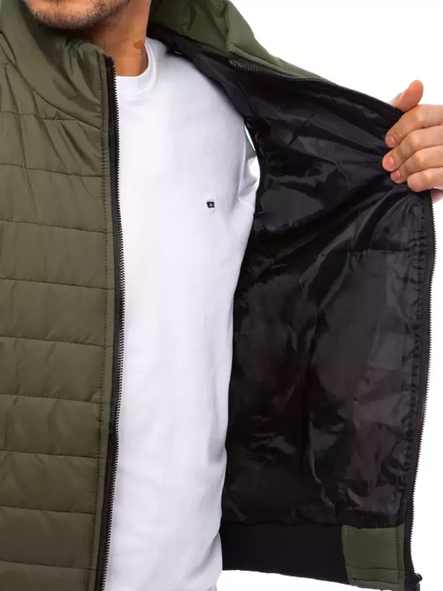 Kamizelka męska pikowana zielona Dstreet TX4019