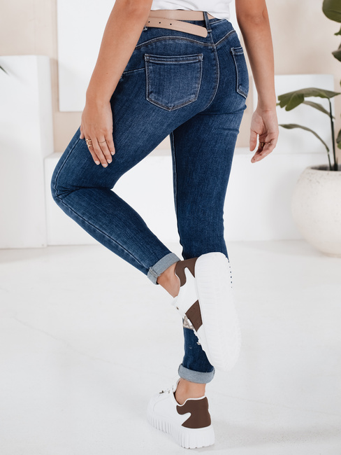 Spodnie damskie jeansowe DIVETTI ciemnoniebieskie Dstreet UY2252