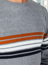 Sweter męski w paski szary Dstreet WX2324
