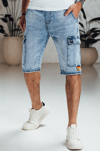 Spodenki męskie jeansowe niebieskie Dstreet SX2553