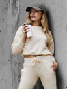 Bluza damska klasyczna kremowa Dstreet BY1530