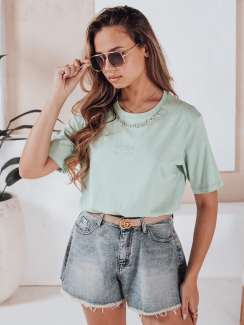 Spodenki jeansowe damskie JEANSGLOW niebieskie Dstreet SY0333