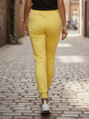 Spodnie damskie dresowe FITS żółte Dstreet UY0580z