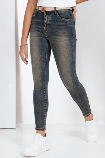 Jeansy damskie skinny granatowe Dstreet UY2825