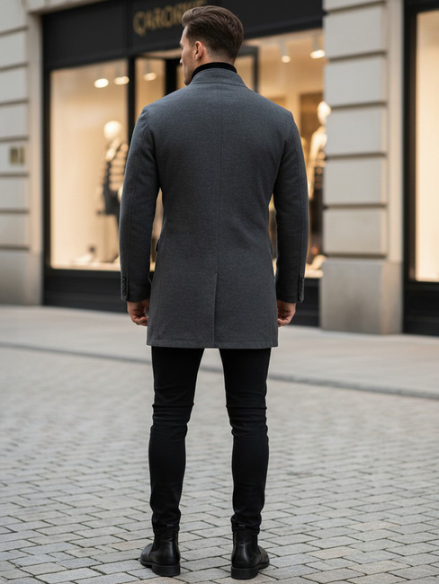 Płaszcz męski szary Dstreet CX0441