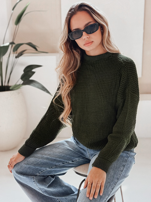 Sweter damski CAMERON zielony Dstreet MY1153
