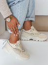 Sneakersy damskie beżowe Dstreet ZY1011
