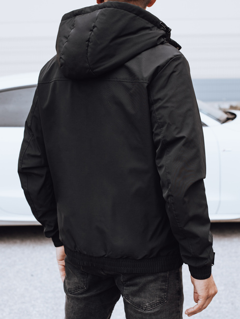 Kurtka męska przejściowa czarna Dstreet TX5031