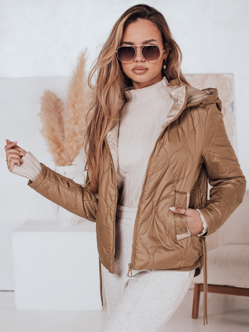 Kurtka damska pikowana MAXWELL złota Dstreet TY4397