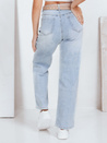 Jeansy damskie szerokie niebieskie Dstreet UY2820