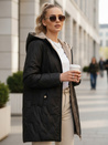 Kurtka damska pikowana przejściowa czarna Dstreet TY5562