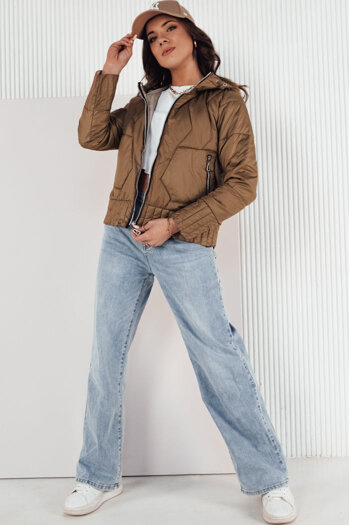 Kurtka przejściowa damska FALES brązowa Dstreet TY4206