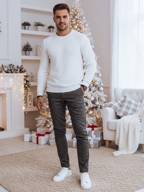 Spodnie męskie casual ciemnoszare Dstreet UX4400z