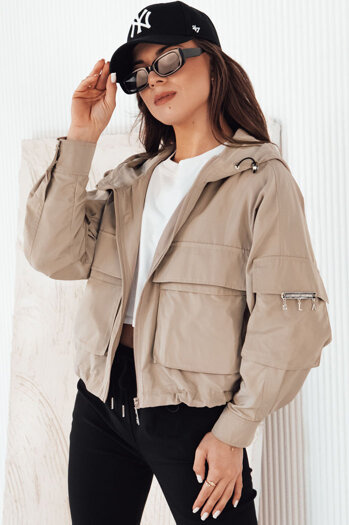 Kurtka przejściowa damska BUNOL beżowa Dstreet TY4253