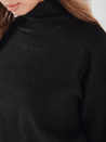 Sweter damski półgolf czarny Dstreet MY2533