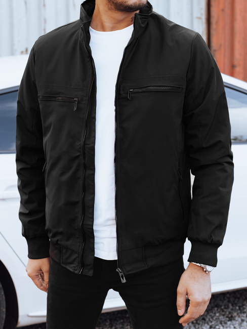 Kurtka męska przejściowa czarna Dstreet TX5033