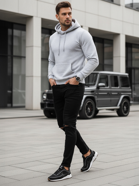 Spodnie męskie czarne Dstreet UX3852