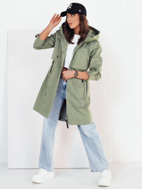 Kurtka przejściowa damska parka zielona TILSON Dstreet TY4181