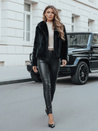 Płaszcz damski futerkowy GLAMFLUFFY krótki czarny Dstreet TY4985