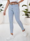 Damskie jeansy skinny BLUEVIBE niebieskie Dstreet UY2679