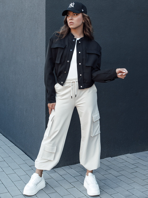 Kurtka damska bomberka PRIEV czarna Dstreet TY4307