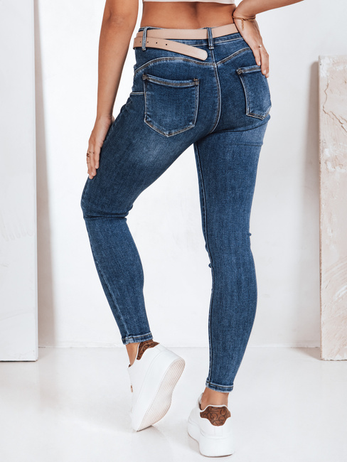 Spodnie damskie jeansowe SLIMZOME niebieskie Dstreet UY2196