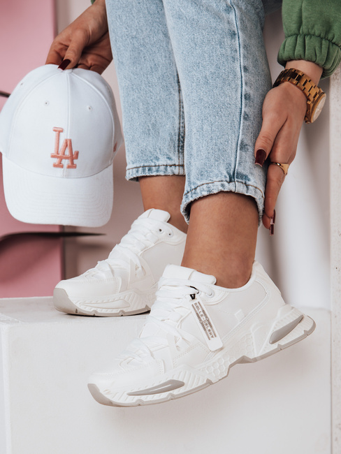 Sportowe sneakersy damskie RUNKIK białe Dstreet ZY0674