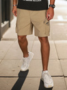 Spodenki męskie materiałowe bojówki khaki Dstreet SX2511