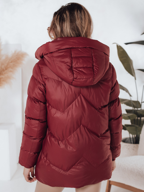 Kurtka zimowa damska SALVONA czerwona pikowana Dstreet TY5005