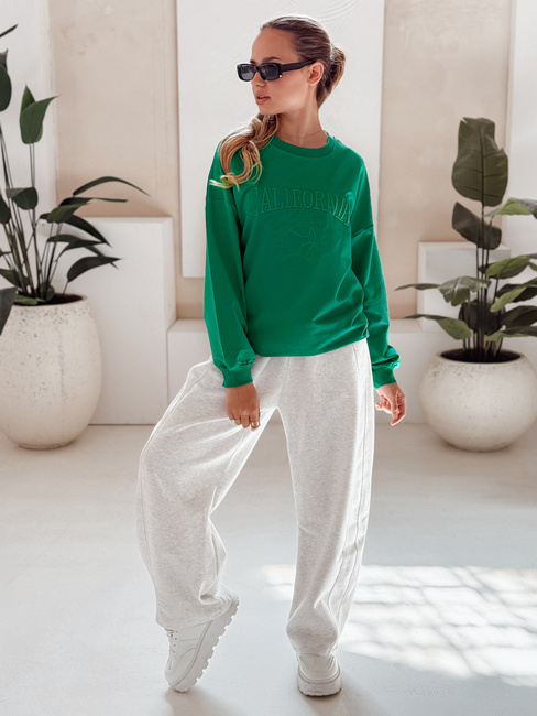 Bluza damska CALIFORNIA DREAM zielona Dstreet BY1196