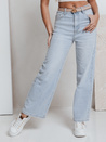 Spodnie damskie jeansowe wide leg FLOWLESS niebieskie Dstreet UY2682
