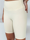 Spodenki damskie LOVIFIT kremowe Dstreet SY0429