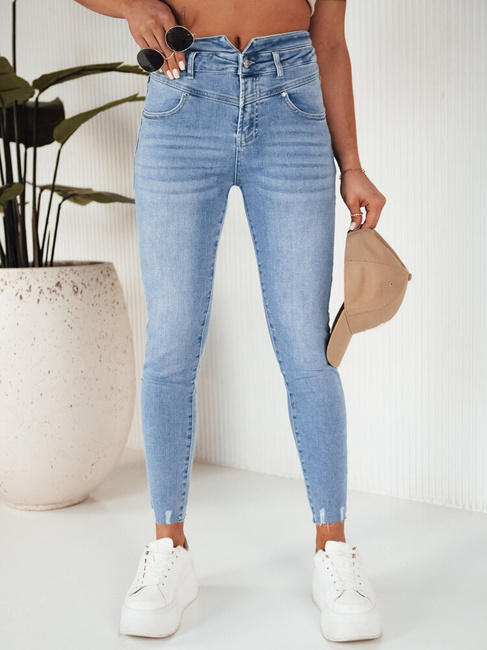 Spodnie damskie jeansowe MARIE niebieskie Dstreet UY1867