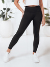Damskie legginsy sportowe LEGGIVIBE czarne Dstreet UY2723