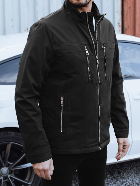 Kurtka męska przejściowa czarna Dstreet TX5035