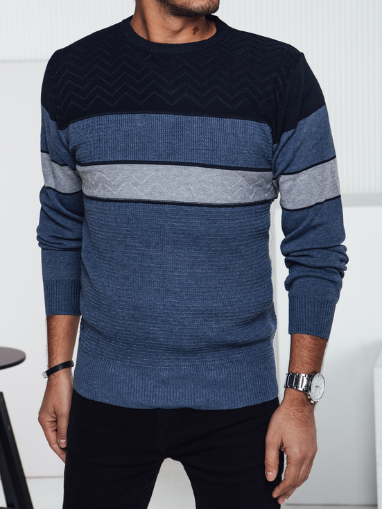 Sweter męski niebieski Dstreet WX2286