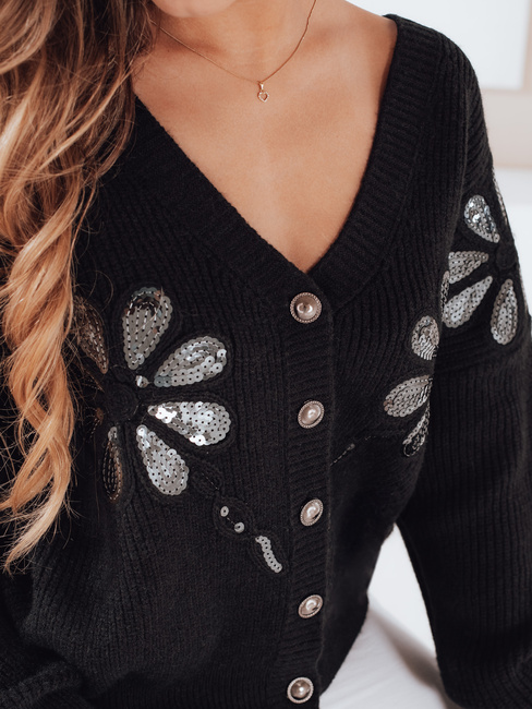 Damski kardigan KERINDA czarny Dstreet MY2502