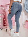 Spodnie damskie jeanskowe skinny SKINLENA Dstreet UY2374