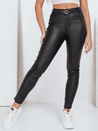 Jeansy damskie woskowane skinny czarne Dstreet UY2750