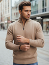 Sweter męski kamelowy Dstreet WX2341