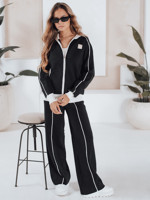 Damski komplet sportowy MISSVIBES czarny Dstreet AY1155