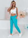 Spodnie dresowe damskie MADMAX turkusowe Dstreet UY1499